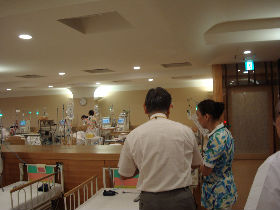 機能評価ラウンドの様子 機能評価ラウンドの様子